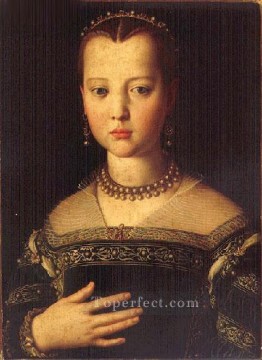 マリア・デ・メディチ フィレンツェ・アーニョロ・ブロンズィーノ Oil Paintings